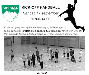 Kick-off søndag 17.september
